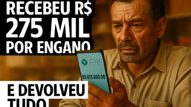 Vendedor que ganha um salário mínimo recebe Pix de R$ 275 mil por engano, não gastou nenhum centavo e surpreende ao devolver todo o valor, virando exemplo de honestidade