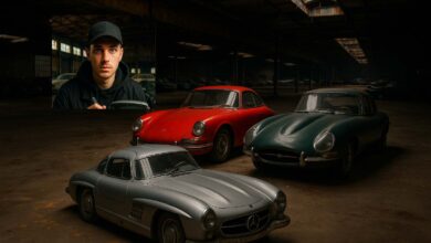 Explorador descobre concessionária abandonada com carros de luxo raros, avaliados em mais de US$ 1 milhão, escondidos em Chicago