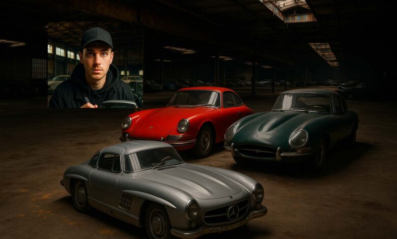 Explorador descobre concessionária abandonada com carros de luxo raros, avaliados em mais de US$ 1 milhão, escondidos em Chicago