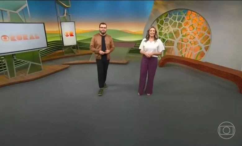 Apresentadores do Globo Rural. Foto: Reprodução/Globo