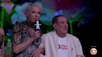 Xuxa e Renato Aragão no Criança Esperança. Foto: TV Globo