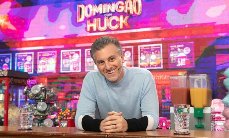 Luciano Huck apresenta o Domingão. Foto: TV Globo
