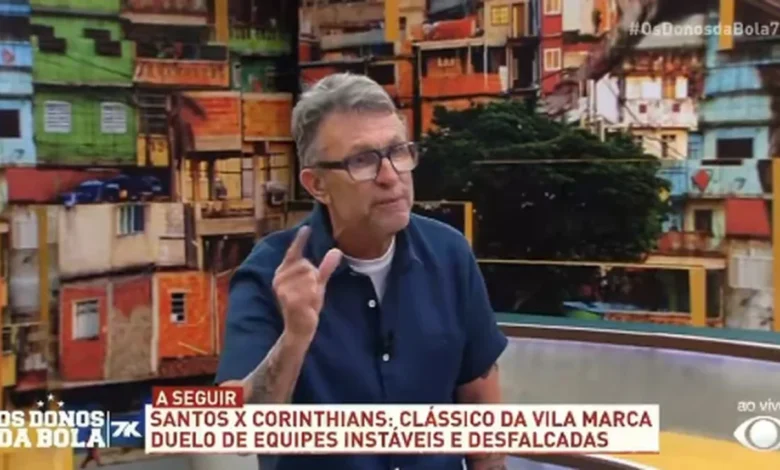 Neto. Foto: Os Donos da Bola - Reprodução/Band