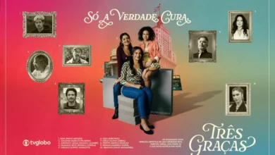 Tr&ecirc;s Gra&ccedil;as. Foto: Divulga&ccedil;&atilde;o/Globo