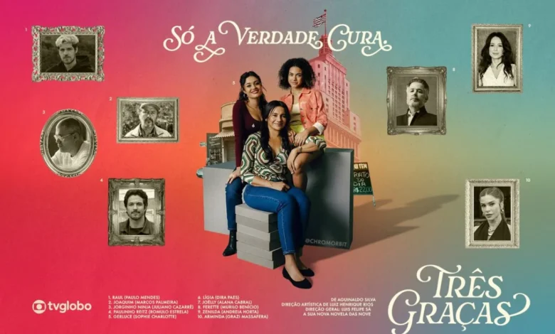 Três Graças. Foto: Divulgação/Globo