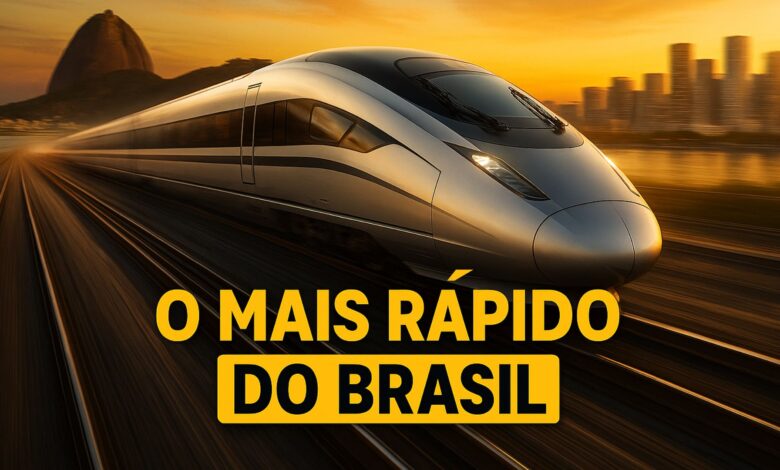 Brasil projeta trem de 350 km/h que promete conectar Rio e São Paulo em 1h45 e mudar o transporte na América do Sul
