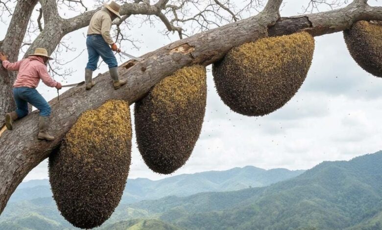 Em penhascos de até 90 m, caçadores de mel colhem mel silvestre que pode virar o mel mais valioso do mundo, enquanto a apicultura segue produzindo o mel comum que chega ao mercado.