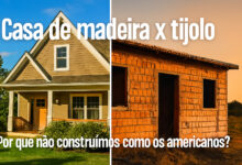 Casa de madeira x tijolo: Por que não construímos como os americanos? Enquanto nos EUA prevalecem as casas de madeira, no Brasil ainda preferimos a alvenaria