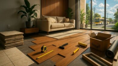 Porcelanato perde espaço: piso vinílico domina as casas modernas, substitui revestimento cerâmico e redefine o design de interiores com conforto.