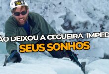 Cego desde a adolescência, ele escalou o Everest guiado apenas pelo tato, pelo som e pelo vento e se tornou o primeiro alpinista sem visão a alcançar os cumes mais altos dos sete continentes