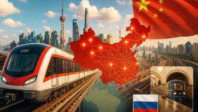 China domina metrôs com os maiores sistemas de metrô do mundo; transporte de massa impulsiona a produtividade urbana e fortalece sistemas de metrô.