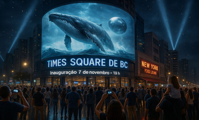 Destino brasileiro conhecido como cidade dos milionários vai inaugurar sua própria Times Square inspirada em Nova York com telão 5D gigante