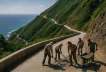 Estrada, Caribe, Trabalho manual