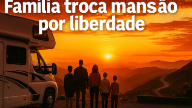 Família vende casa de R$ 3,5 milhões, compra motorhome de R$ 380 mil e percorre 28 países com três filhos em busca de liberdade, propósito e uma nova forma de viver