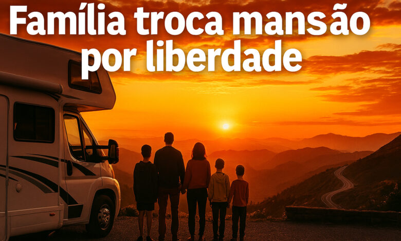 Família vende casa de R$ 3,5 milhões, compra motorhome de R$ 380 mil e percorre 28 países com três filhos em busca de liberdade, propósito e uma nova forma de viver