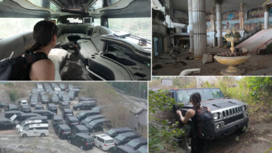 Youtuber descobre que Hotel de luxo fechado desde 2016 virou cemitério de Rolls-Royce, Hummer limusine e outras raridades na China