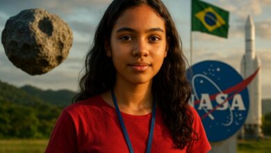 Aos 15 anos, brasileira ganha destaque ao somar 8 detecções de asteroides em projeto da NASA e aguarda validação mundial