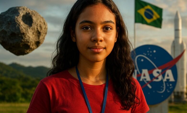 Aos 15 anos, brasileira ganha destaque ao somar 8 detecções de asteroides em projeto da NASA e aguarda validação mundial
