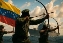 Flechas com veneno entram na estratégia de Maduro na Venezuela, com indígenas treinando militantes e brigadas com milhões de ativistas contra possível ataque dos EUA.