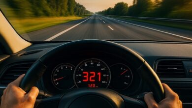 Motorista é flagrado a 321 km/h na A2 e polícia alemã reforça alertas sobre riscos, multas, pontos na carteira e suspensão por excesso de velocidade