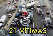 Sobe para 21 o número de vítimas em ac1dente com vários carros e carret...Ver mais