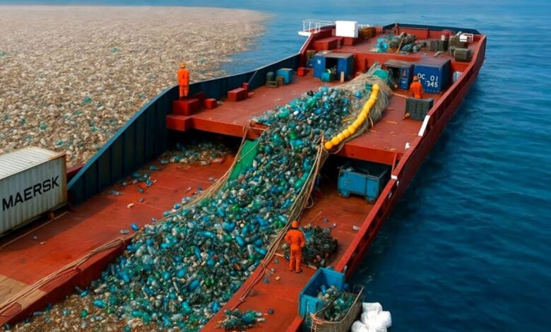 Novas embalagens feitas com plástico recolhido do mar mostram como lixo do oceano vira garrafas, roupas e produtos reciclados em uma cadeia de economia circular.