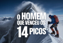 Sem oxigênio, sem equipe de apoio e enfrentando temperaturas abaixo de –40 °C, Reinhold Messner tornou-se o primeiro homem a escalar sozinho todos os 14 picos acima de 8.000 metros e redefiniu os limites da resistência humana