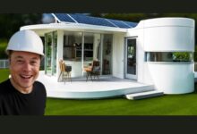 Tesla cria mini casa, casa inteligente da Tesla, geração própria de energia, purificação de água e moradia autossustentável.