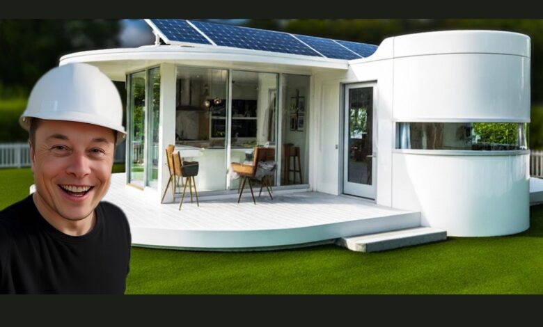 Tesla cria mini casa, casa inteligente da Tesla, geração própria de energia, purificação de água e moradia autossustentável.