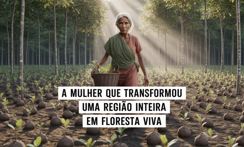 Com mais de 30 mil árvores plantadas e apenas suas mãos, Tulsi Gowda transformou uma região inteira em floresta viva e ficou reconhecida internacionalmente como “Enciclopédia da Floresta”