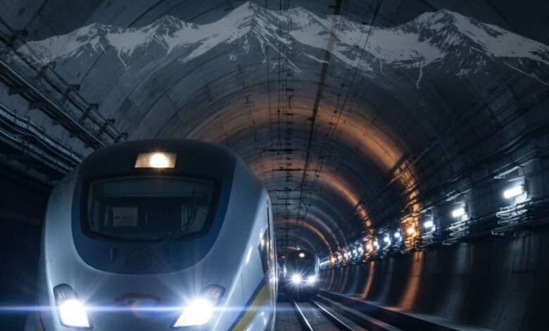 Com 57 quilômetros de extensão e escavado a 2.300 metros sob os Alpes, o túnel ferroviário mais longo do mundo custou bilhões para aliviar o tempo de viagem e o congestionamento na Europa