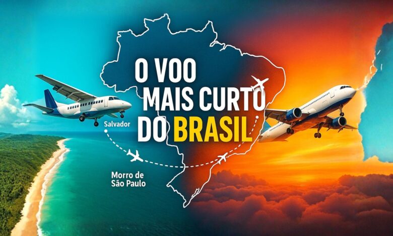 Descubra como um voo de apenas 24 minutos e outro de mais de quatro horas ilustram a diversidade da malha aérea brasileira.