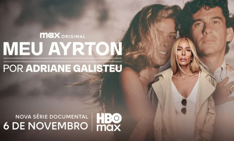 Meu Ayrton por Adriane Galisteu. Foto: Divulgação/HBO MAX