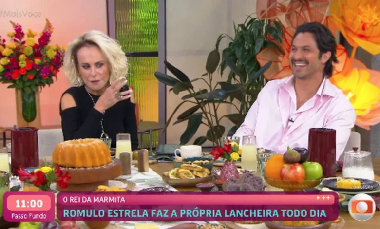 Romulo Estrela participou do Mais Você. Foto: TV Globo