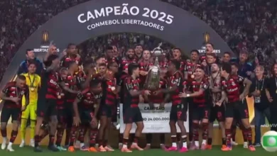 Flamengo vence a Copa Libertadores 2025. Foto: TV Globo