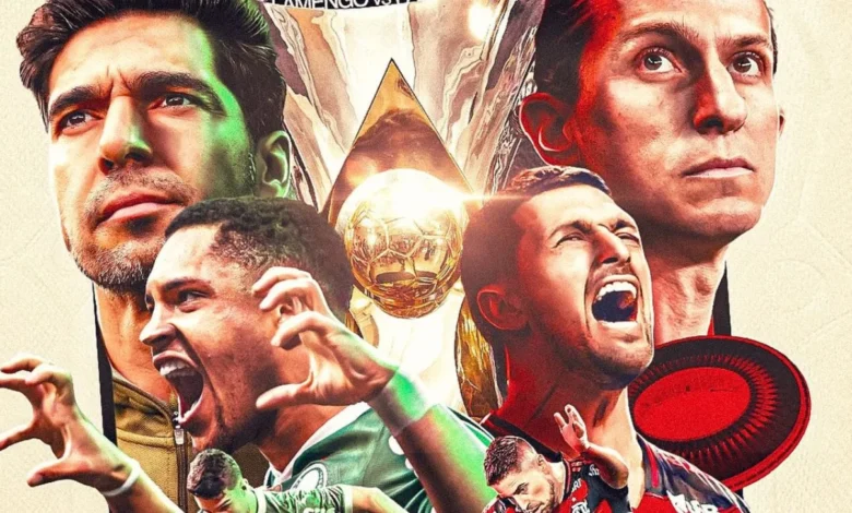 Palmeiras vs Flamengo. Foto: Reprodução