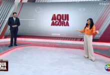 Geraldo Luis e Daniele Brandi. Foto: Reprodução/SBT