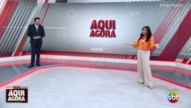 Geraldo Luis e Daniele Brandi. Foto: Reprodução/SBT