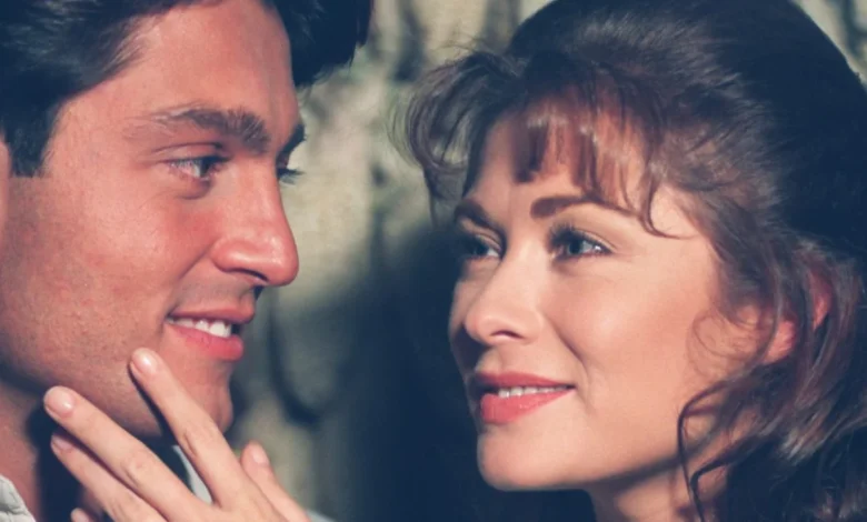 Fernando Colunga e Letícia Calderón em Esmeralda. Foto: Divulgação