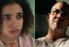 Joélly (Alana Cabral) e Jorginho (Juliano Cazarré). Foto: Divulgação/Globo