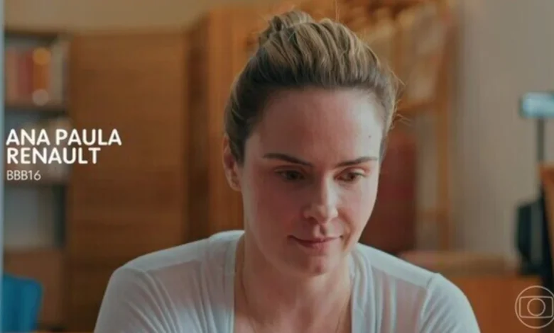 Ana Paula Renault. Foto: Reprodu&ccedil;&atilde;o/Globo