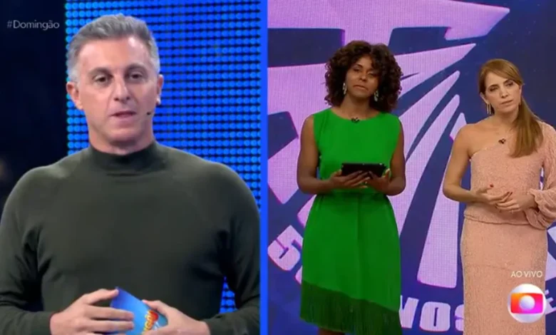 Luciano Huck, Maju Coutinho e Poliana Abritta. Foto: Reprodu&ccedil;&atilde;o/GloboPlay