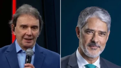 Reginaldo Leme e William Bonner. Fotos: Divulgação/Band, Globo)