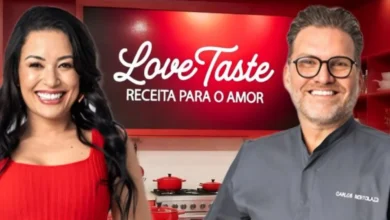 Milene Uehara e Carlos Bertolazzi no Love Taste. Foto: Divulgação