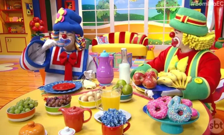 Os palhaços Patati e Patatá. Foto: Reprodução/SBT