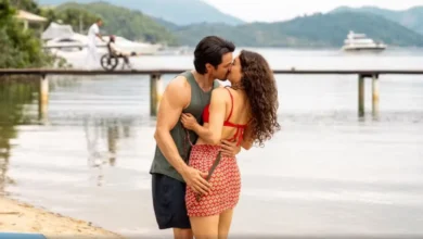 Sophie Charlotte e Romulo Estrela. Foto: Globo/Globo