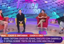 Apresentadores do Fofocalizando. Foto: Reprdou&ccedil;&atilde;o/SBT