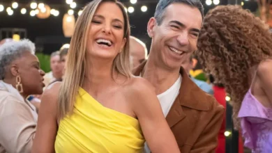 Ticiane Pinheiro e C&eacute;sar Tralli. Foto: TV Globo/ Estevam Avellar