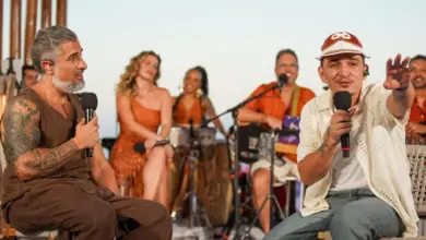 Marcos Mion conversa com Jo&atilde;o Gomes. Foto: TV Globo/Victor Antunes