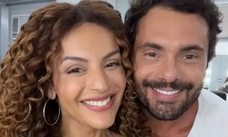 Viviane (Gabriela Loran) e Ang&eacute;lico (Adriano Toloza) em 'Tr&ecirc;s Gra&ccedil;as'. Foto: Arquivo pessoal